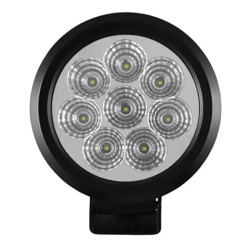 FOCO AUXILIAR COM 8LEDS 80W  DE LUZ REDONDO DISPERSA