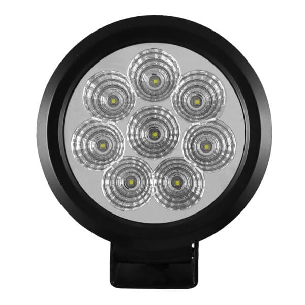 FOCO AUXILIAR COM 8LEDS 80W  DE LUZ REDONDO DISPERSA