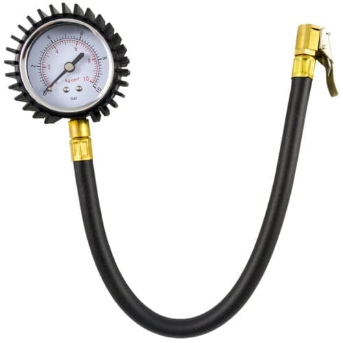 MEDIDOR DE PRESSÃO DE PNEUMÁTICOS COM TUBO  (0-10BAR)