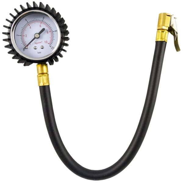 MEDIDOR DE PRESSÃO DE PNEUMÁTICOS COM TUBO  (0-10BAR)