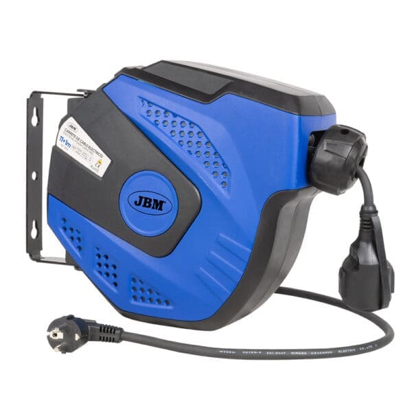 CARRETEL DE CABO ELÉCTRICO 12M - AZUL