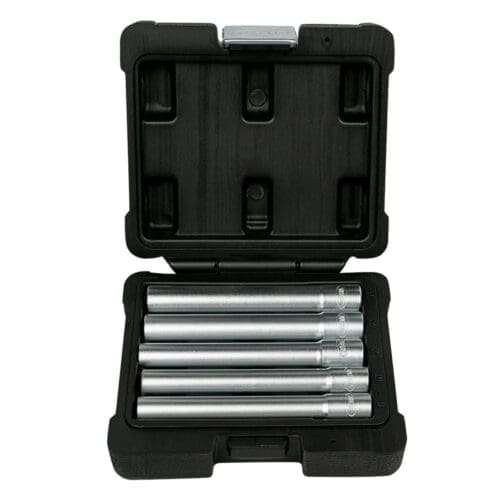 CAIXA DE 5 CHAVES DE CABEÇAS HEXAGONAIS ALONGADAS 3/8"