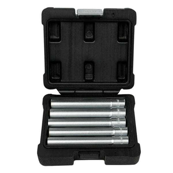 CAIXA DE 5 CHAVES DE CABEÇAS HEXAGONAIS ALONGADAS 3/8"