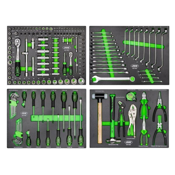 CONJUNTO DE MÓVEIS MODULARES PARA OFICINA (18 PCS) +KIT DE 4 MÓDULOS DE CARBONO EVA PARA FERRAMENTAS - Image 3