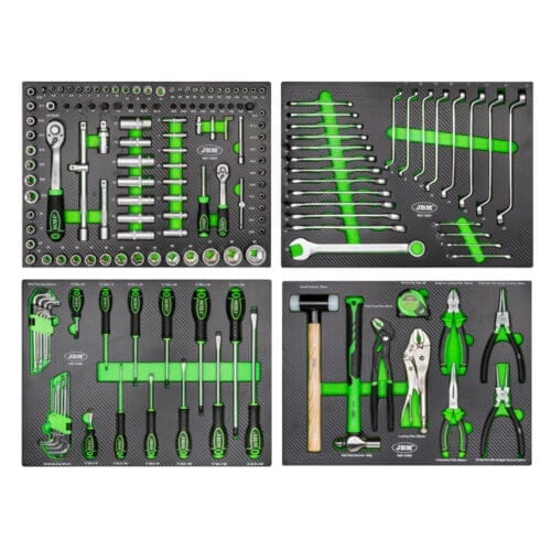 KIT DE 4 MÓDULOS DE CARBONO EVA PARA FERRAMENTAS