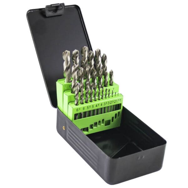 CONJUNTO DE BROCAS ESPIRAIS HSS 4341, 1-13 MM