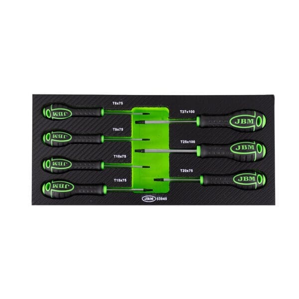 KIT DE 7 CHAVES TORX COM MÓDULO DE CARBONO EVA