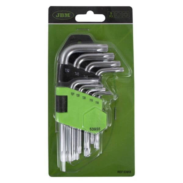 CONJUNTO DE 9 BOCAIS TORX (CURTOS) - Image 2