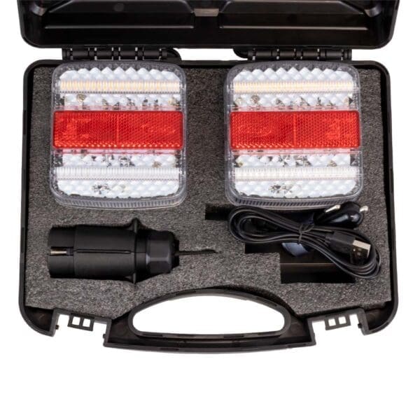 CONJUNTO DE DUAS LUZES TRASEIRAS MAGNÉTICAS SEM FIO - Image 2