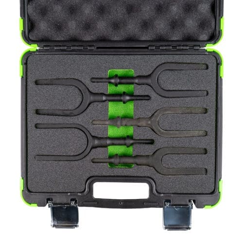 CONJUNTO DE 5 EXTRACTORES DE RÓTULA DE GARFO PARA MARTELO PNEUMÁTICO