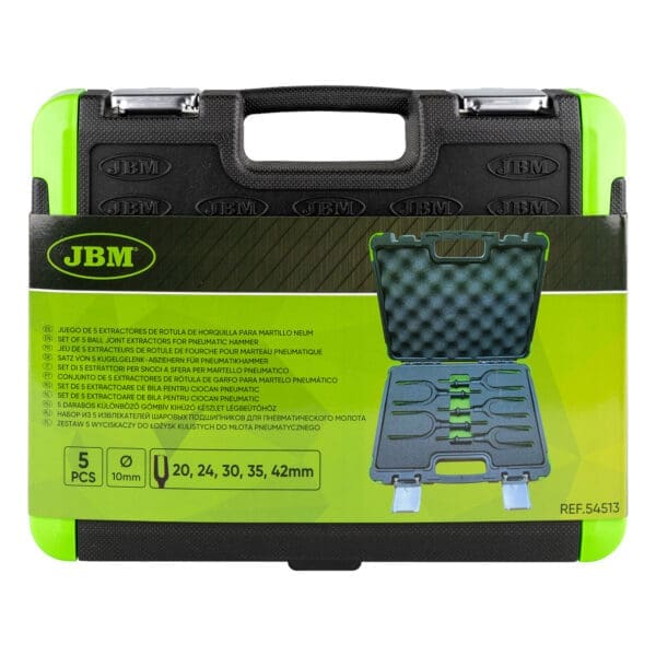 CONJUNTO DE 5 EXTRACTORES DE RÓTULA DE GARFO PARA MARTELO PNEUMÁTICO - Image 3