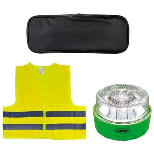 KIT DE EMERGÊNCIA (SINALIZADOR E COLETE)
