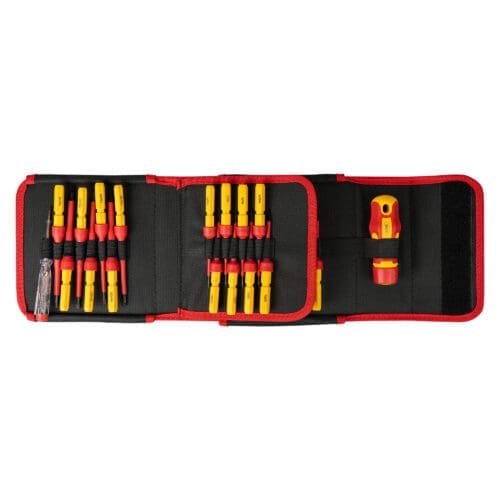 CONJUNTO DE CHAVES DE FENDAS INTERCAMBIÁVEIS 25PCS ISOLADAS