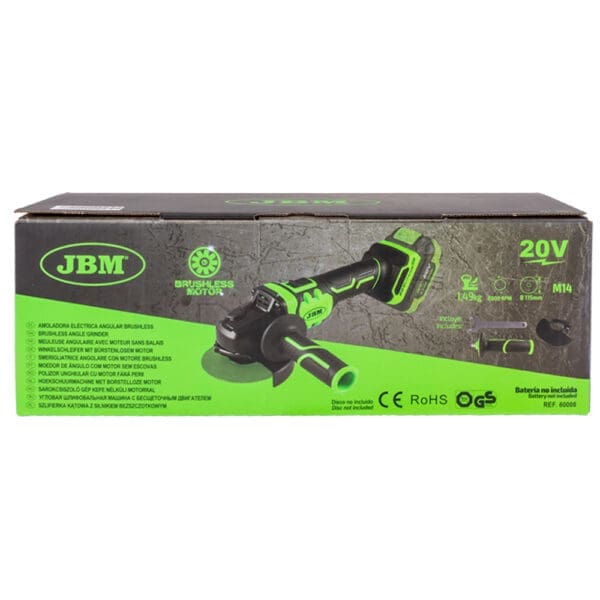 REBARBADORA ÂNGULAR BRUSHLESS - 115MM - Image 4