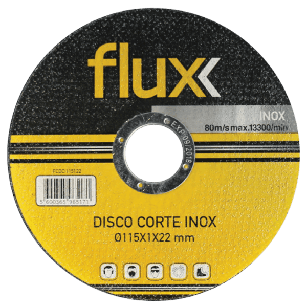 Disco Corte Inox 230x3x22,2mm Flux