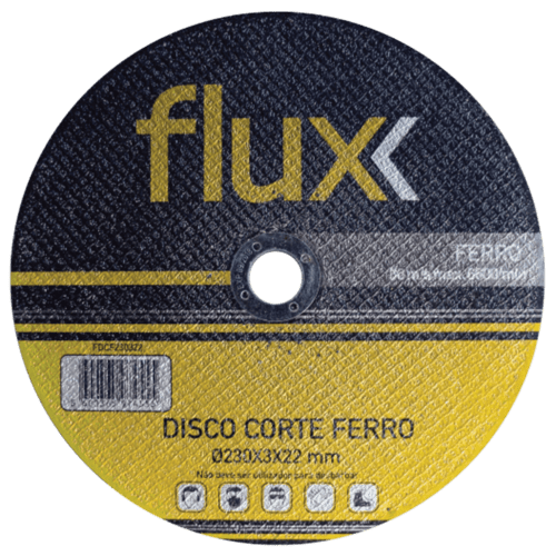 Disco Corte Ferro 125x3x22,2mm Flux
