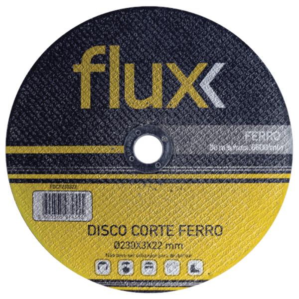 Disco Corte Ferro 180x3x22,2mm Flux
