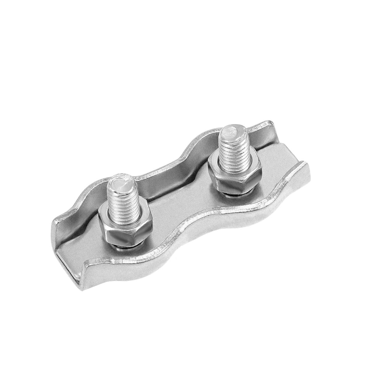 GRAMPO CABO AÇO DUPLO 4MM