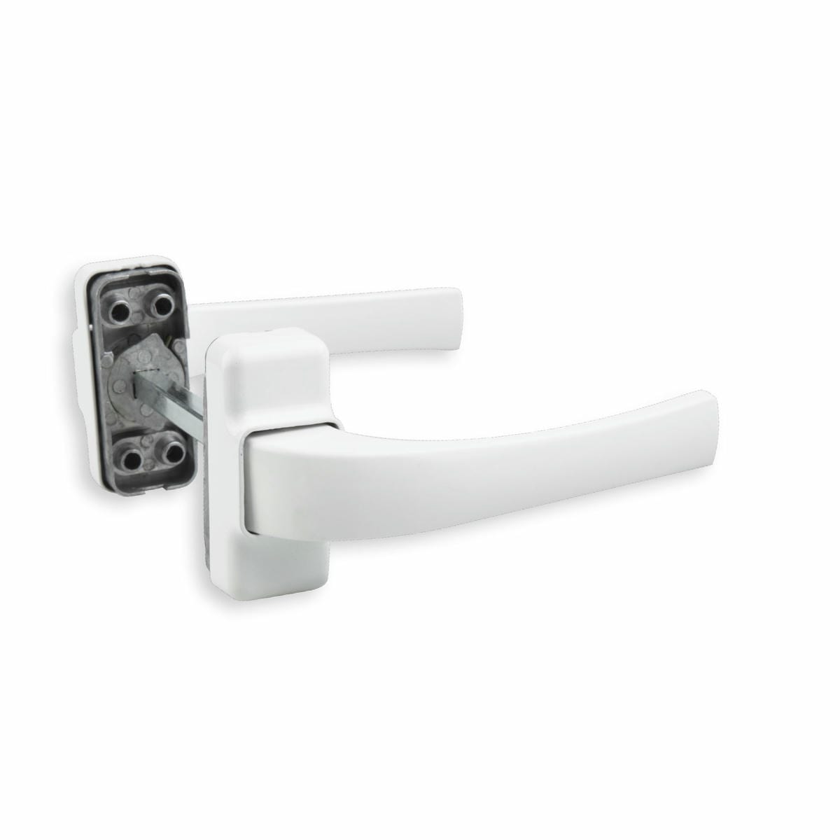 MANÍPULO ALUMÍNIO BRANCO HANDLOCK ESCUDO REVERSÍVEL