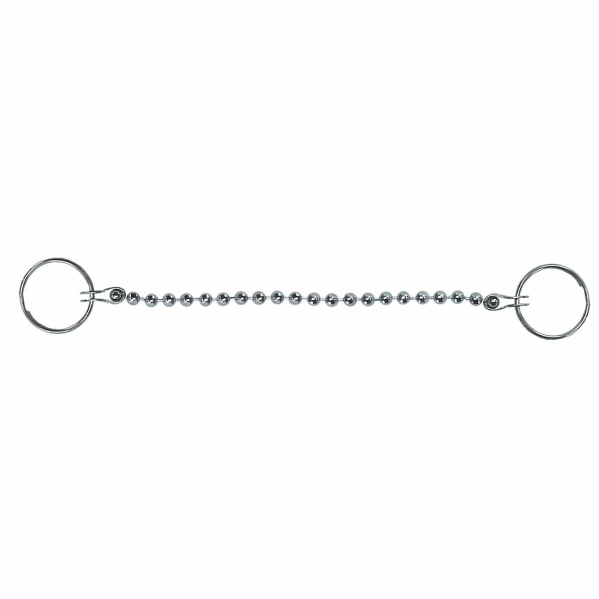 CORRENTINHA BOLAS CROMADA 40 CM