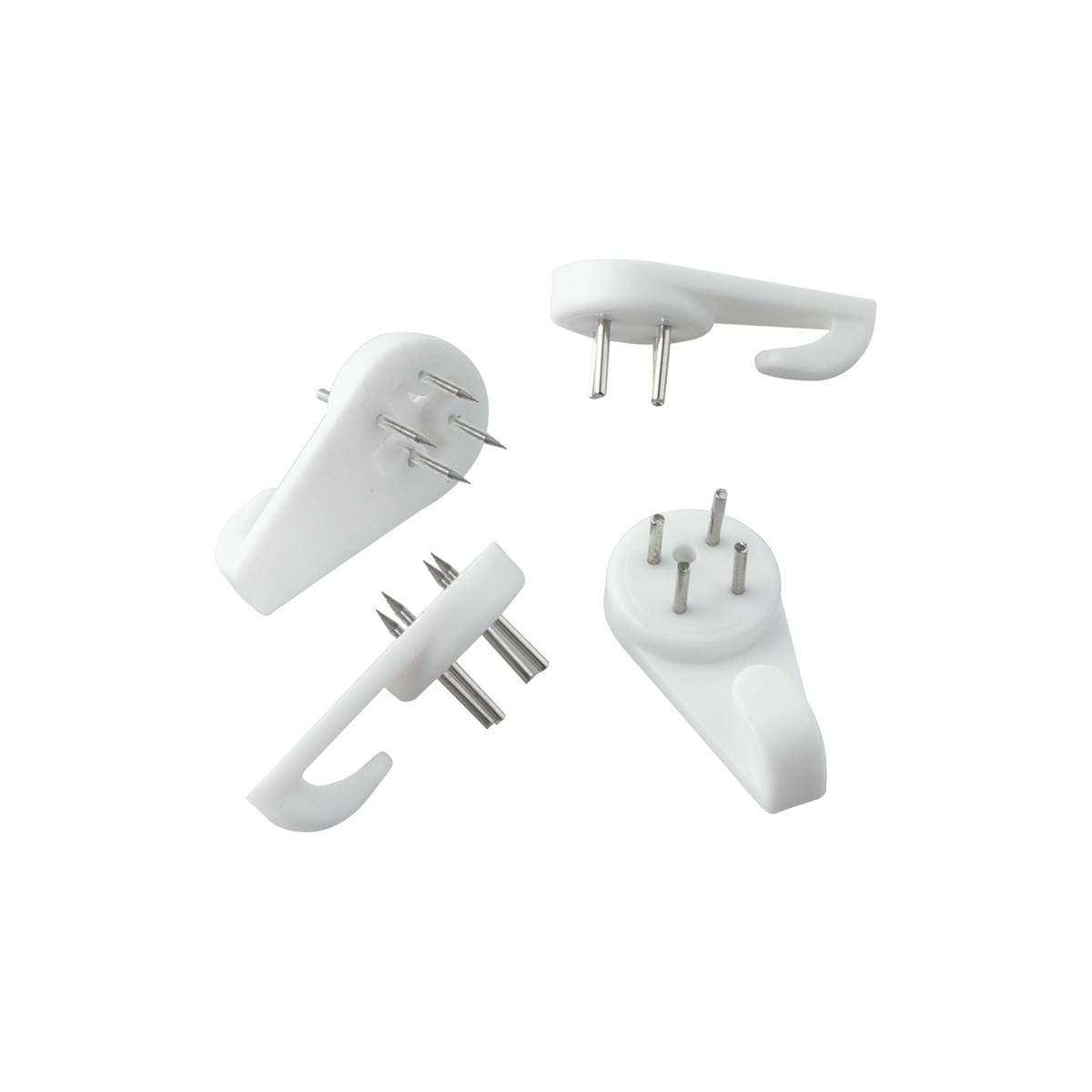PENDURA FÁCIL HANSTIK BRANCO 3 PONTAS BLÍSTER (4 UNIDADES)