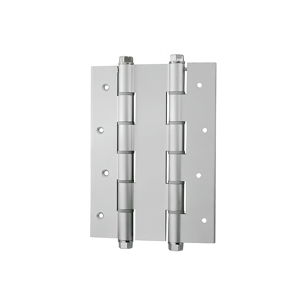 DOBRADIÇA ALUMÍNIO DUPLA AÇÃO PRATA 180MM