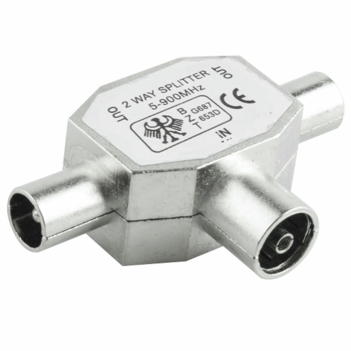 CONECTOR SEPARADOR EM T METÁLICO ONLEX ANTENA 1M-2H