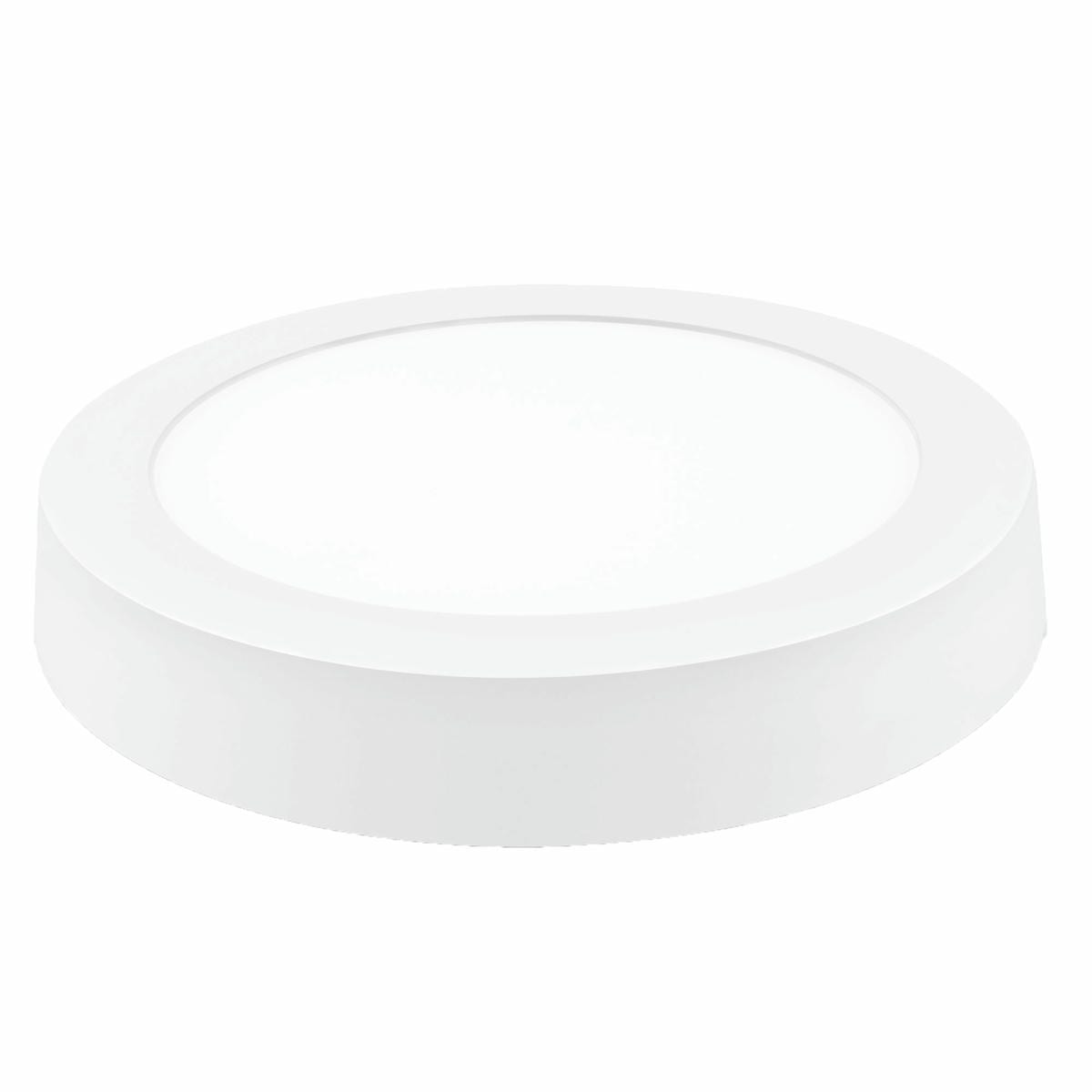 DOWNLIGHT LED DE SUPERFÍCIE REDONDO BRANCO MATEL 18W FRIA