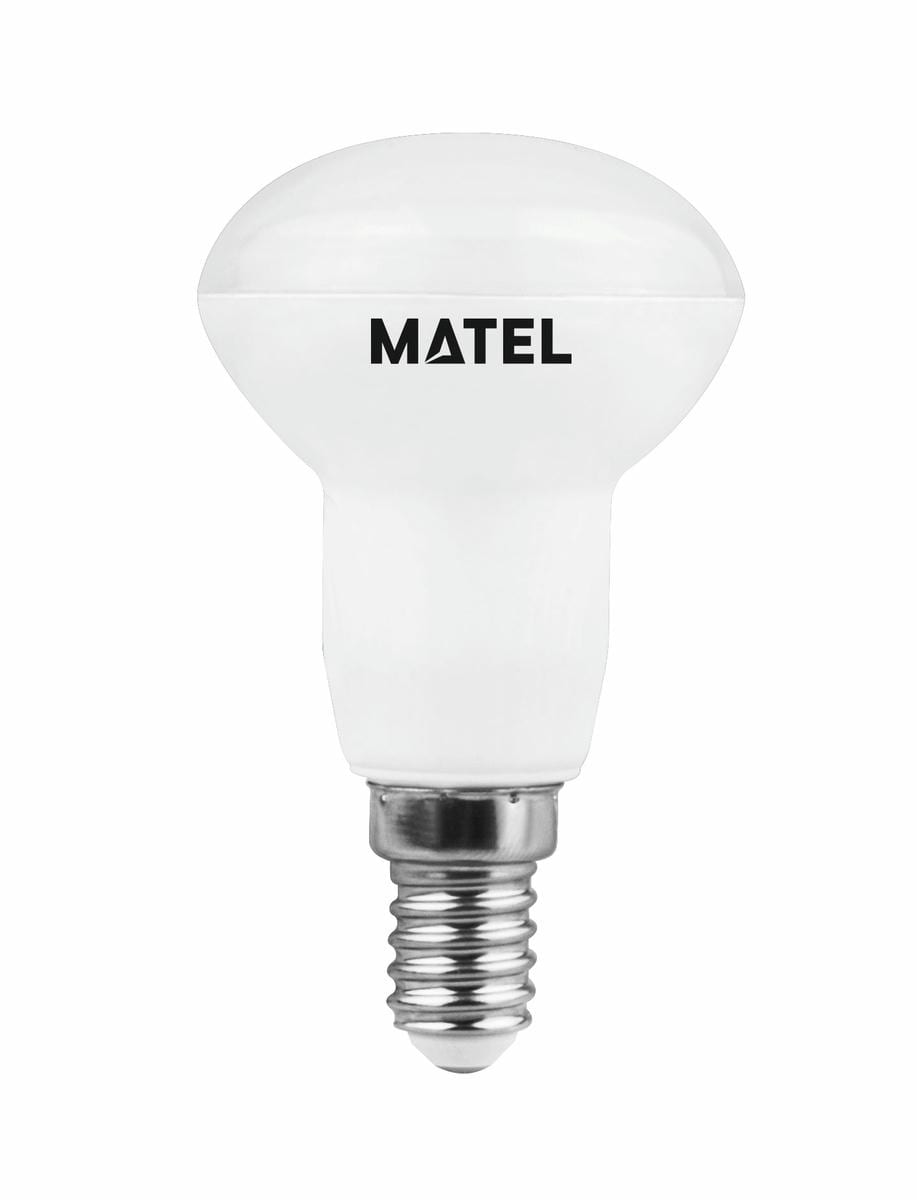 LÂMPADA LED REFLETORA MATEL E14 R50 6W QUENTE