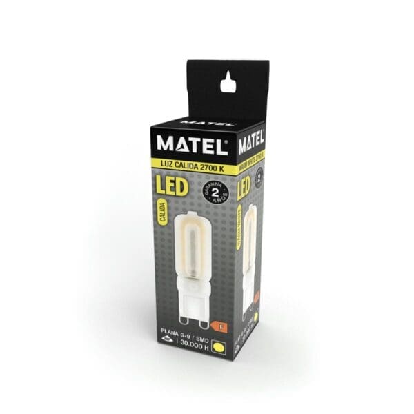 LÂMPADA LED G9 MATEL PLANA 3W QUENTE - Image 2