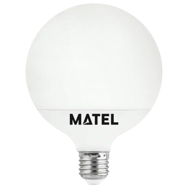 LÂMPADA LED GLOBO MATEL E27 G80 12W FRIA