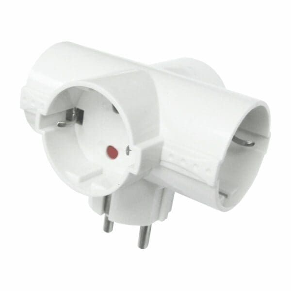 ADAPTADOR 4 TOMADAS ONLEX BRANCO 4,8 MM 10/16A T/T