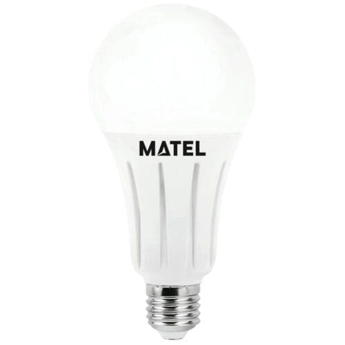 LÂMPADA LED PADRÃO MATEL E27 ALUMÍNIO 18W QUENTE
