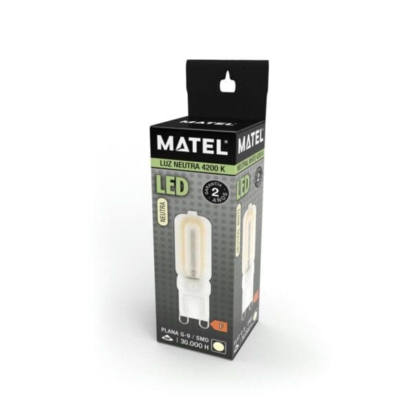 LÂMPADA LED G9 MATEL PLANA 3W NEUTRA - Image 2