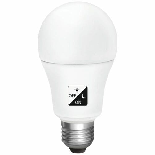 LÂMPADA LED MATEL SENSOR CREPUSCULAR PADRÃO E27 10W NEUTRA