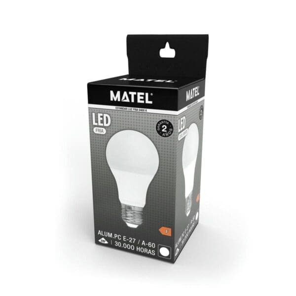 LÂMPADA LED PADRÃO MATEL E27 4W FRIA - Image 2