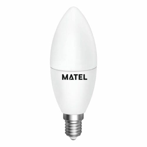 LÂMPADA LED VELA MATEL REGULÁVEL 7W E14 QUENTE