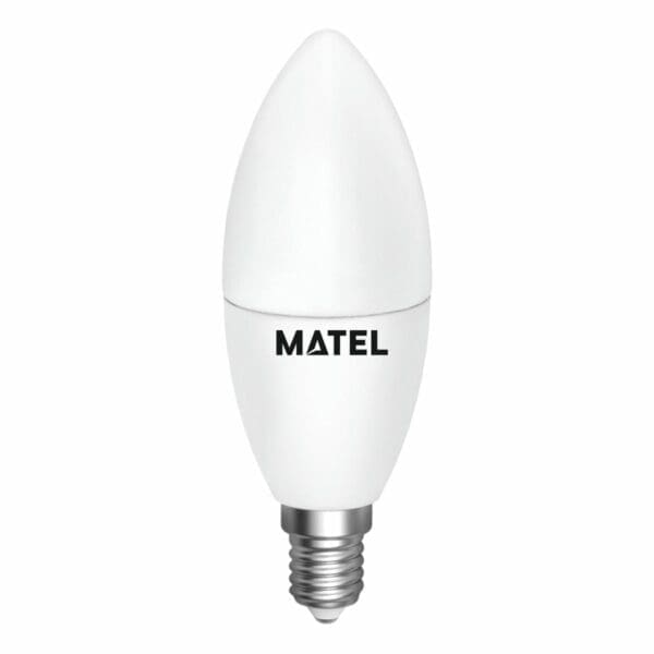 LÂMPADA LED VELA MATEL REGULÁVEL 7W E14 QUENTE