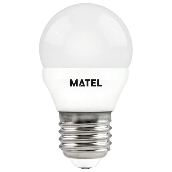LÂMPADA LED ESFÉRICA MATEL REGULÁVEL 7W E27 FRIA