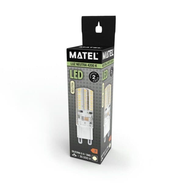 LÂMPADA LED G9 MATEL SILICONE 5W NEUTRA - Image 2