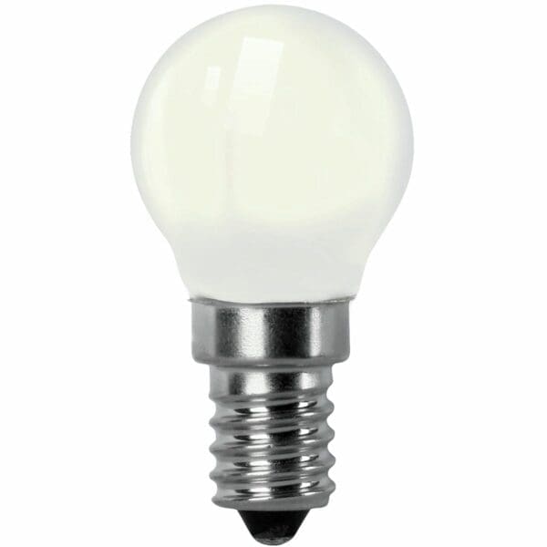 LÂMPADA LED FILAMENTO ESFÉRICA MATEL G45 E14 4W QUENTE OPAL