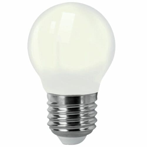 LÂMPADA LED FILAMENTO ESFÉRICA MATEL G45 E27 4W QUENTE OPAL
