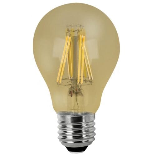 LÂMPADA LED PADRÃO VINTAGE FILAMENTO MATEL E27 6W
