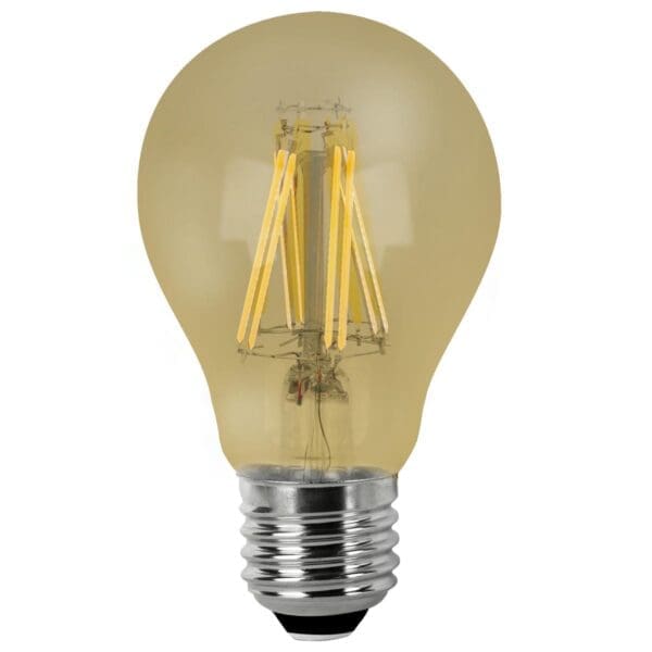 LÂMPADA LED PADRÃO VINTAGE FILAMENTO MATEL E27 6W