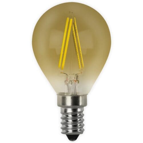 LÂMPADA LED ESFÉRICA VINTAGE FILAMENTO MATEL E14 4W