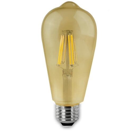 LÂMPADA LED PERA VINTAGE FILAMENTO MATEL E27 6W