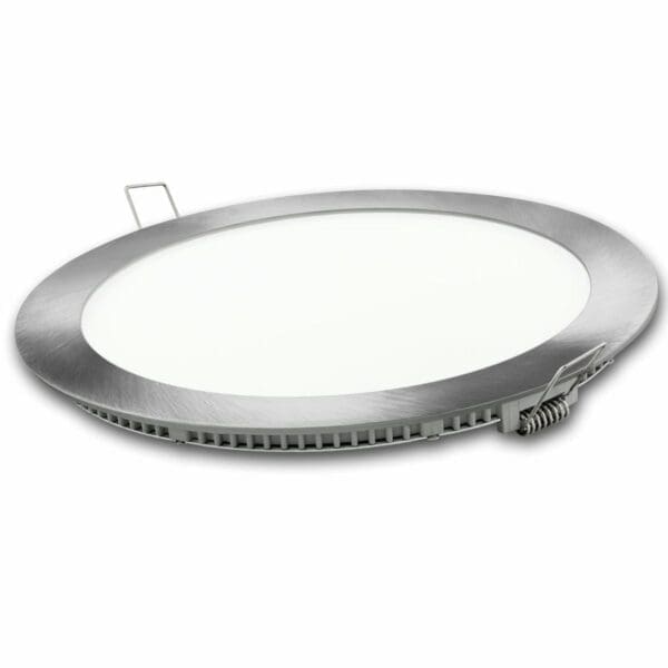 DOWNLIGHT LED REDONDO PRATA MATEL 3W NEUTRO