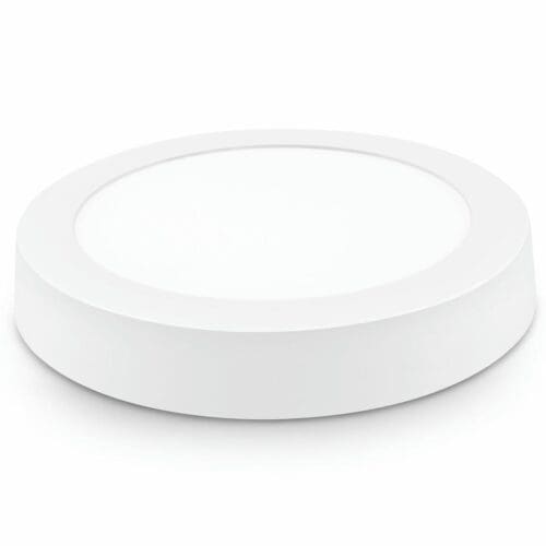 DOWNLIGHT LED SUPERFÍCIE REDONDO BRANCO MATEL 24W FRIA
