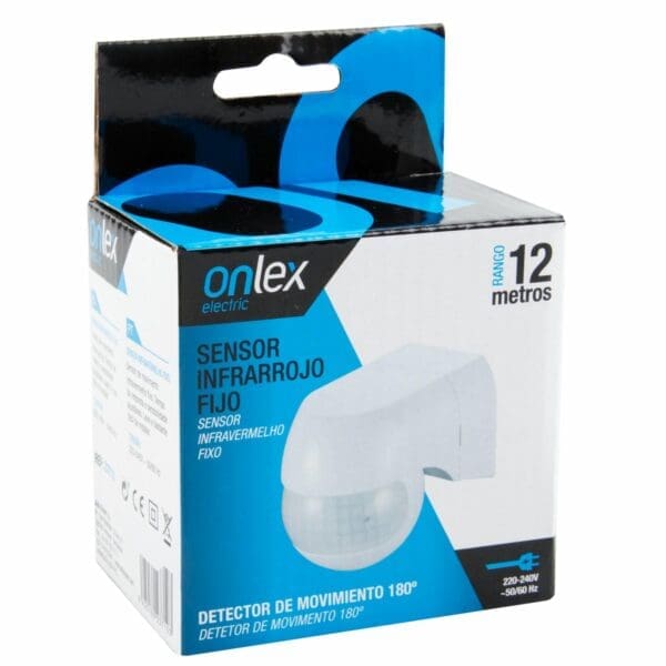SENSOR INFRARVERMELHO FIXO 180º IP44 EXTERIOR ONLEX - Image 2