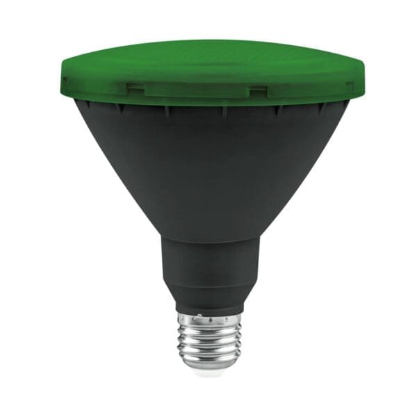 LÂMPADA LED MATEL PAR38 IP65 E27 15W VERDE